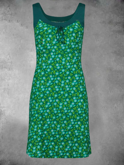 

Casual Sleeveless Dresses, Green, Dresses