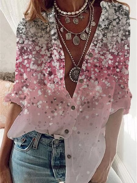 

Casuale Maniche Lunghe Camicie & Top, Come immagine, Tops