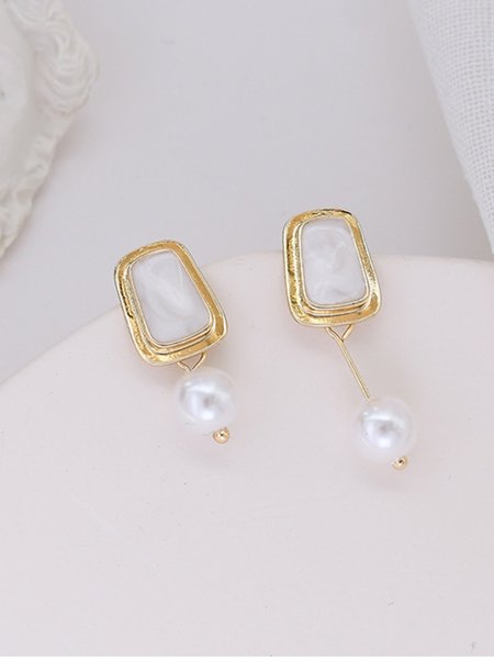 

Elegant Jewelry Alloy All Season Earrings, Golden, Earrings