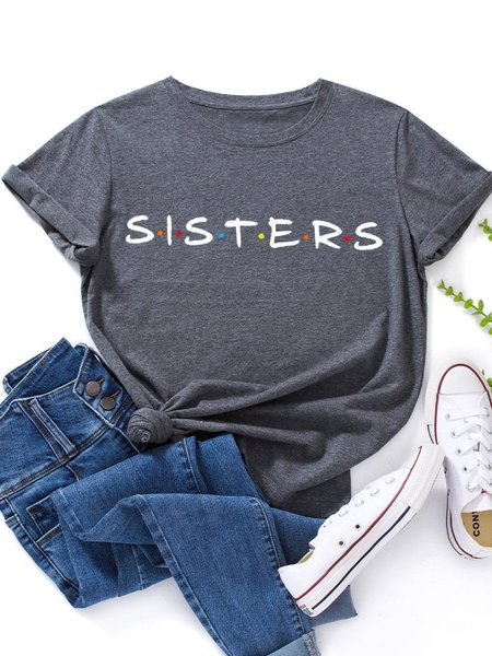 

Sisters Couple T-Shirts, Deep gray, Sister T-shirts