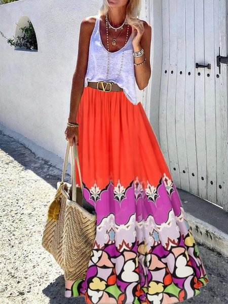 

Mini Gonna Misto Cotone, Arancia, Dresses