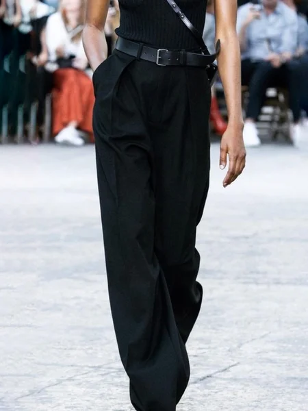 

Casuale taglia grande Pantaloni, Nero, Pants
