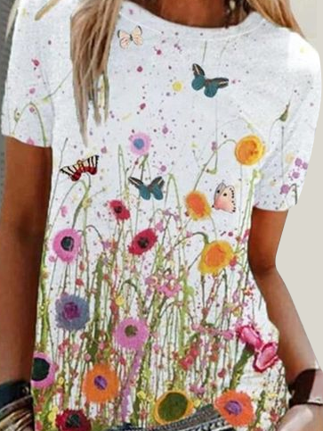 

Girocollo Dritto Dolce Camicie & Top, Bianco, Tops