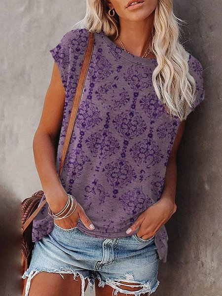 

Casuale Dritto Top, Viola, Blouses & Shirts