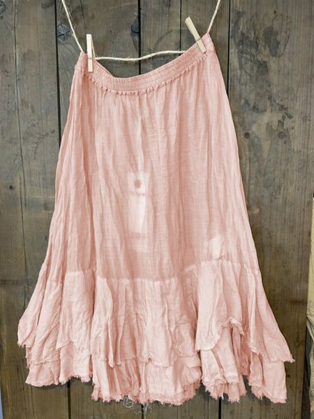 

Casual Skirt, Pink, Auto-clearance