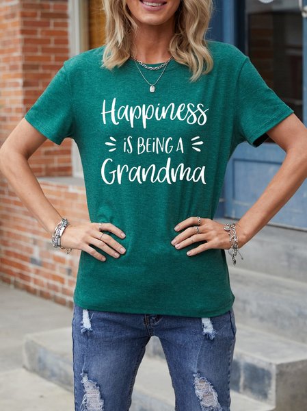 

Cotton-Blend Short Sleeve Shirts & Tops, Green, T-shirts