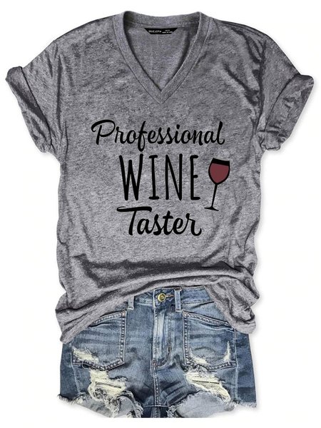 

Professional Wine Taster T-shirt, Gray, T-shirts