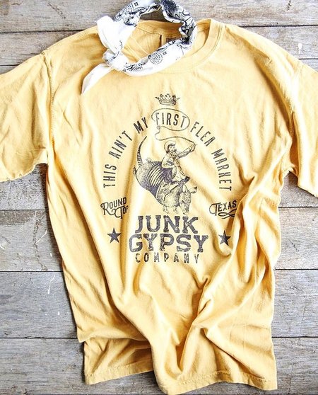 

Casual Crew Neck Short Sleeve T-shirt, Yellow, Auto-clearance