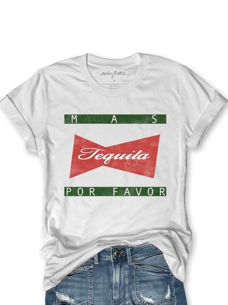 

Cotton-Blend Casual Shirts & Tops, White, T-shirts