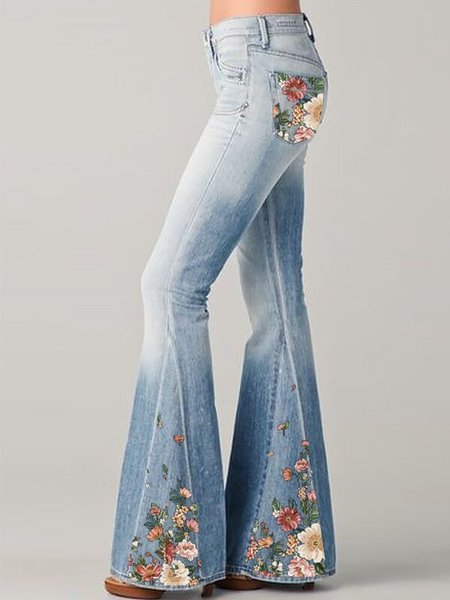 

Denim Pantaloni, Blu, Pants
