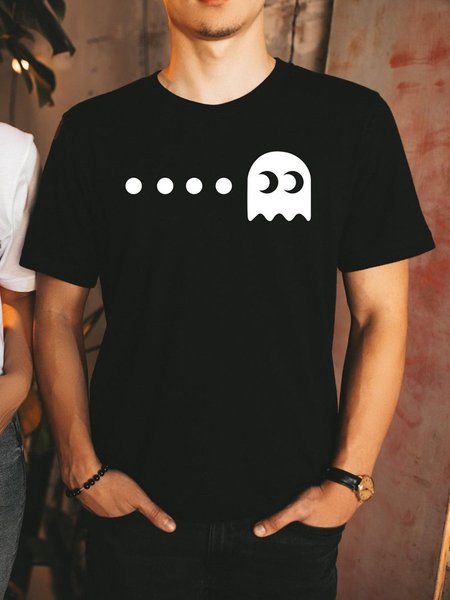 

Pacman Couple Tee, Black, Couple T-shirts