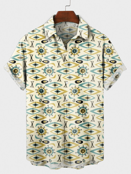 

Shirt Collar Shirts, Yellow, Men's Floral shirt