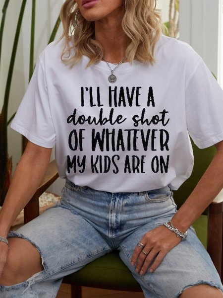 

I'll Have A Double Shot Women's T-Shirt, White, T-shirts