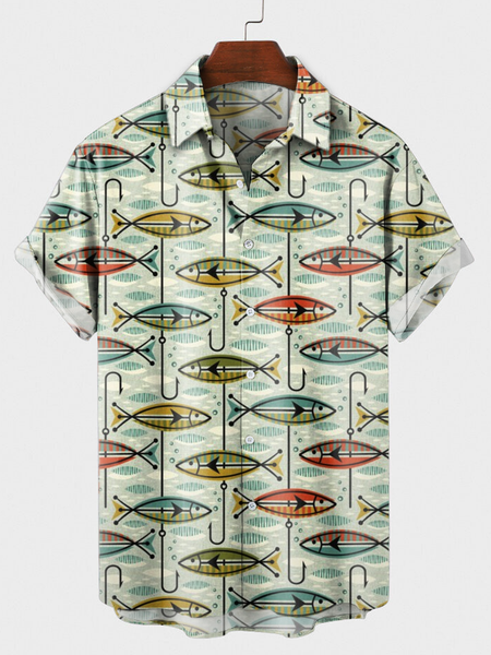 

Casual Shirts, Green, Men's Floral shirt