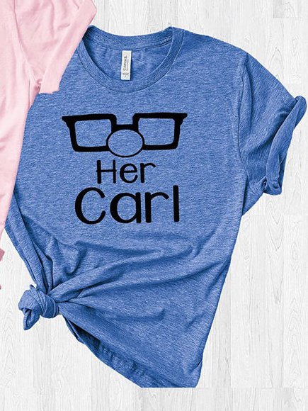 

Cotton-Blend Couple T-Shirts, Blue, Sister T-shirts