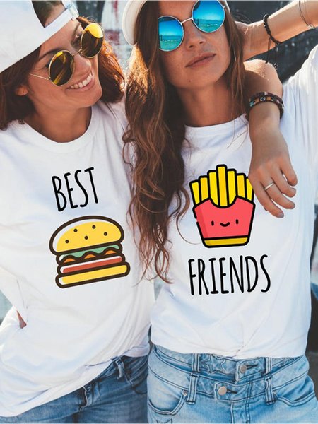 

Best friends Funny T-shirt, White, Sister T-shirts