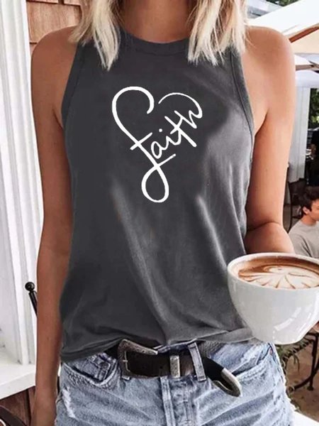 

Gilet Girocollo senza maniche Dritto, Grigio, Tops