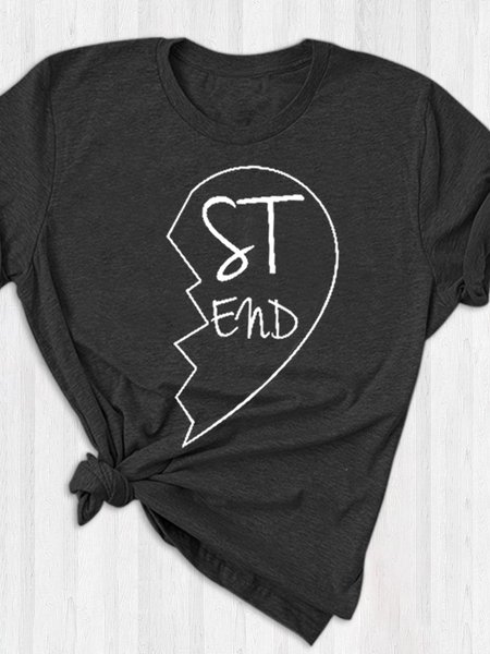 

Best Friend Couple T-Shirts, Black, Sister T-shirts