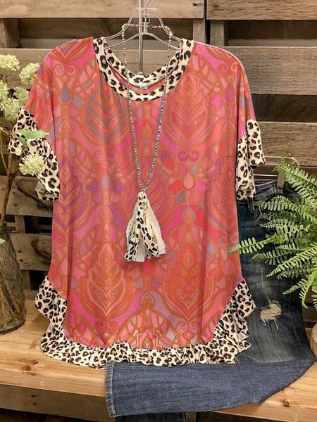 

Short Sleeve Shirts & Tops, Red, Blouses & Shirts