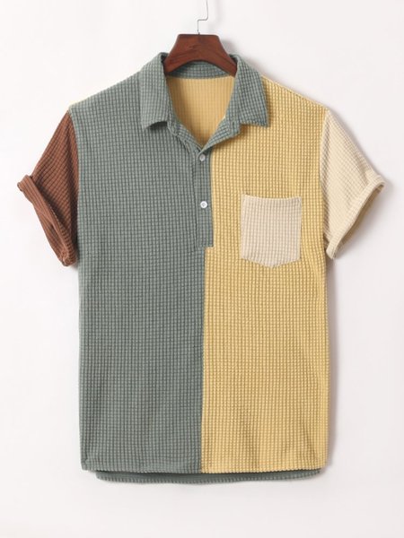 

Men's Shirt Collar Abstract Printed Shirts, Gray, Men's Floral shirt