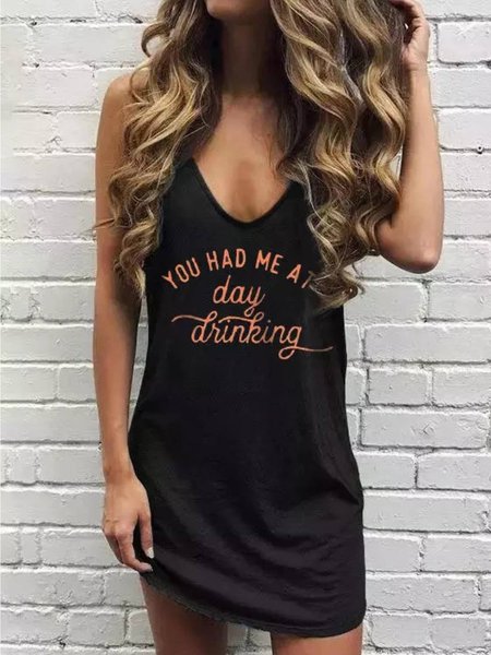 

V Neck Dresses, Black, Dresses