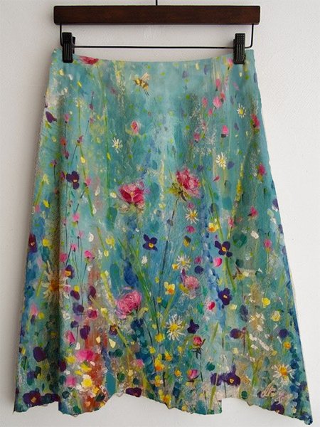 

Floreale Mini Gonna Cotone, Colore, Mini Dresses