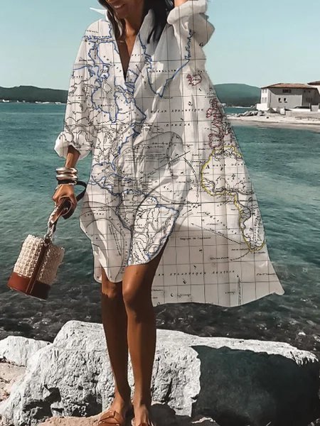

Short Sleeve Holiday Dresses, White, Dresses