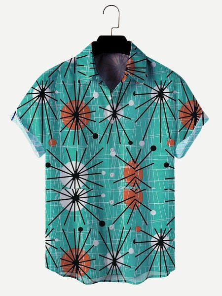 

Regular Fit Short Sleeve Casual Shirt for Men, Blue, Short Sleeves Shirts