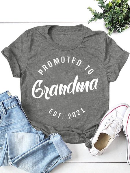 

Promoted To Grandma Women's T-Shirt, Grey, T-shirts