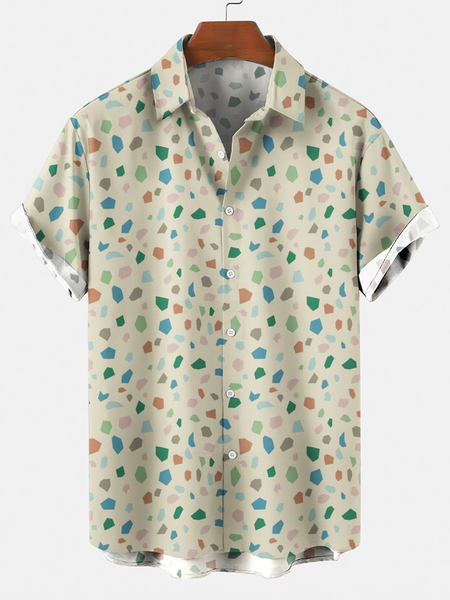 

Printed Geometric Shirts & Tops, Color, Short Sleeves Shirts