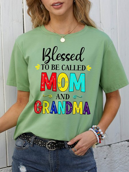 

Blessed To Be Called Mom and Grandma T-Shirt, Army green, T-shirts