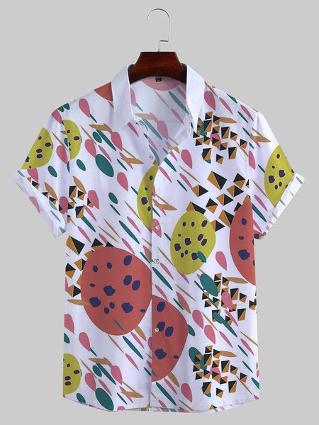 

Casual Shirts & Tops, As picture, Short Sleeves Shirts