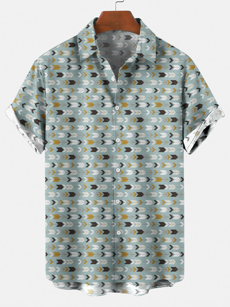 

Geometric Shirts & Tops, Color, Short Sleeves Shirts