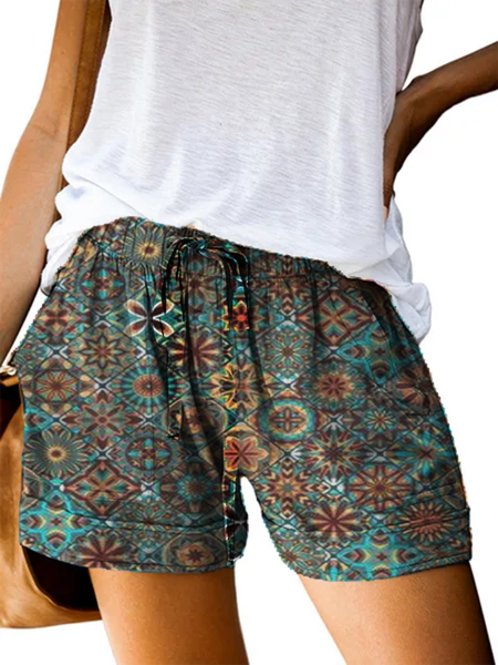 

Pantaloni Misto Cotone, Multicolore, Bottoms