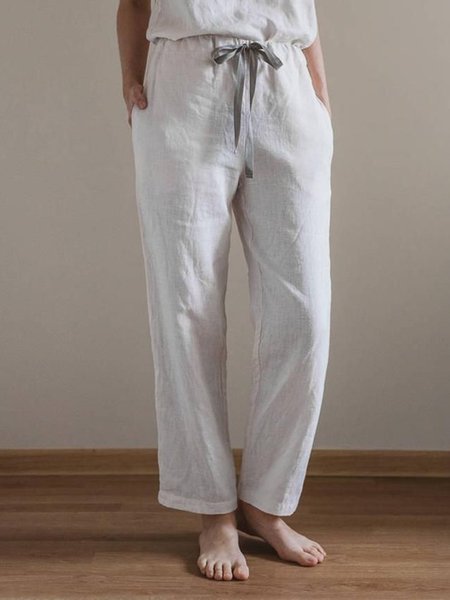 

Shift Casual Drawstring Pants, White, Pants