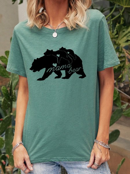 

Mother's Day MamaBear Graphic Tee, Green, T-shirts