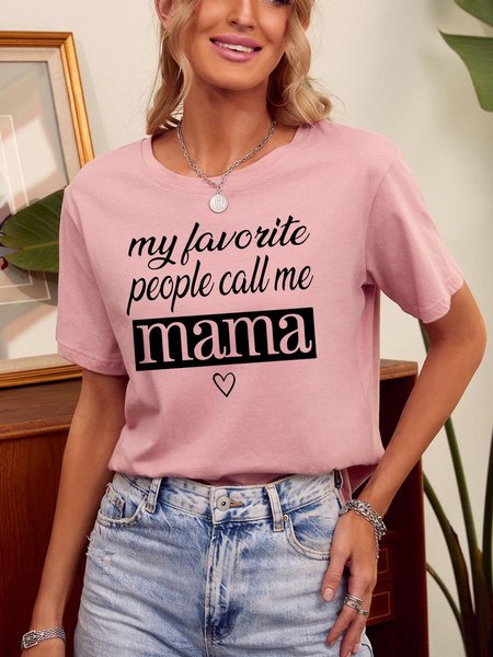 

Mother's Day Funny Graphic Tee, Light pink, T-shirts