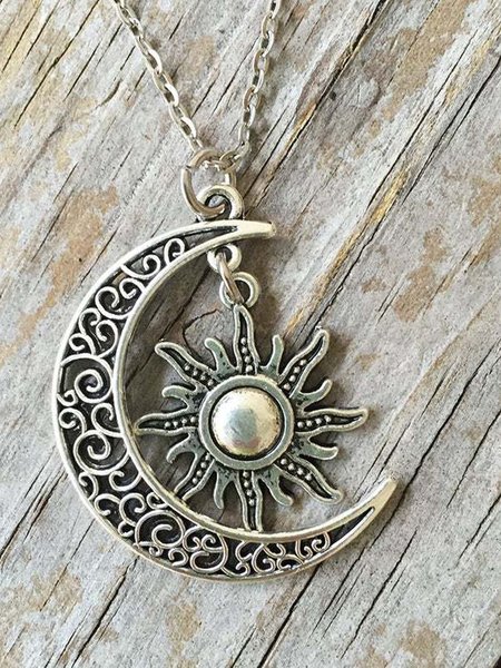 Elegant Necklace, Silver, Jewelry