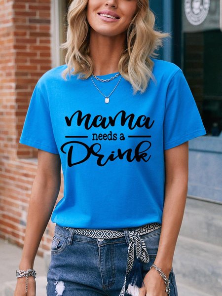 

Mother's Day Graphic Tee, Purplish blue, T-shirts