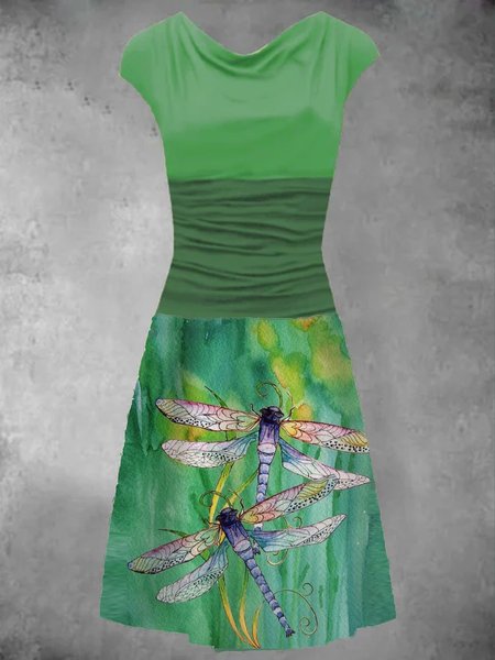 

Abito Vintage Animale, Verde, Dresses