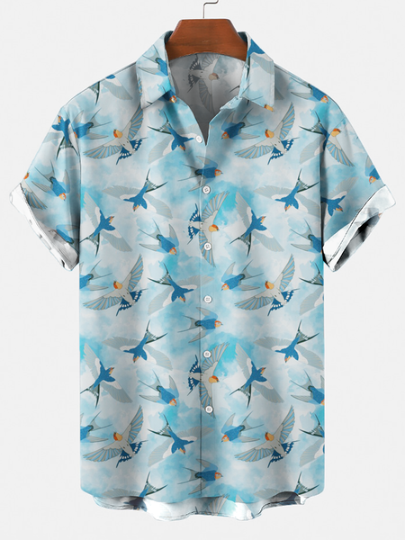 

Tribal Vintage Shirts & Tops, Blue, Short Sleeves Shirts