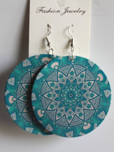 Casual Earrings, Blue, Earrings