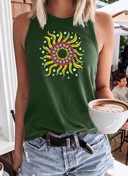 

Mandala Women's Joy Tank Top, Dark green, Tank Tops