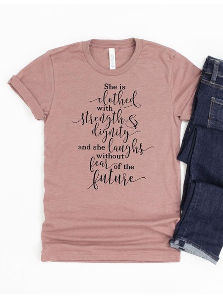 

Casual Short Sleeve O-Neck Shirts & Tops, Red, T-shirts