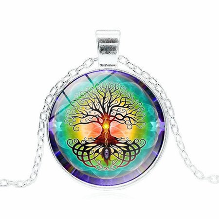 

Fashion Tree of Life Casual Necklaces, Silver, Necklaces