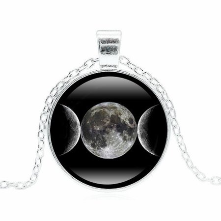 

Moon Time Casual Daily Necklaces, Silver, Necklaces