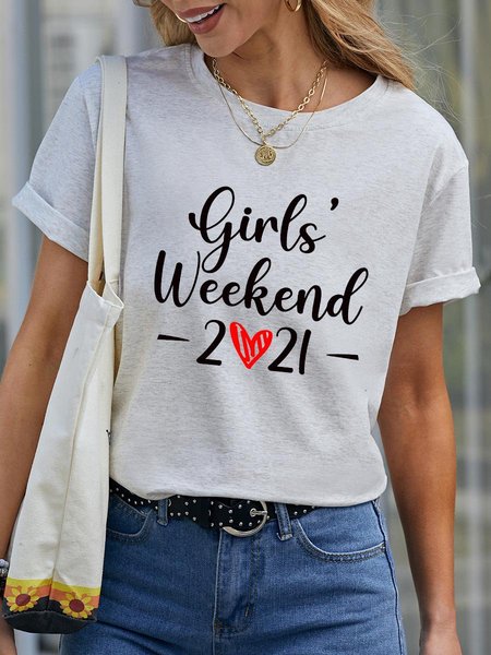 

Girls Weekend 2021 T-Shirt, White, T-shirts