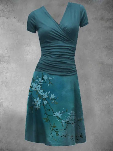 

Scollo a V Gonna Casuale, Come immagine, Dresses