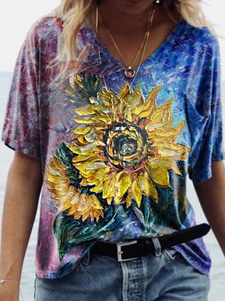 

Shift Holiday T-shirt, As picture, Tops