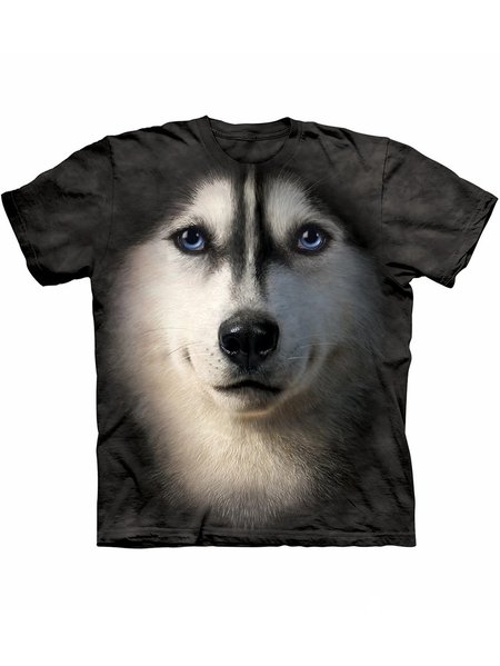 

Siberian Face T-Shirt, Black, T-shirts